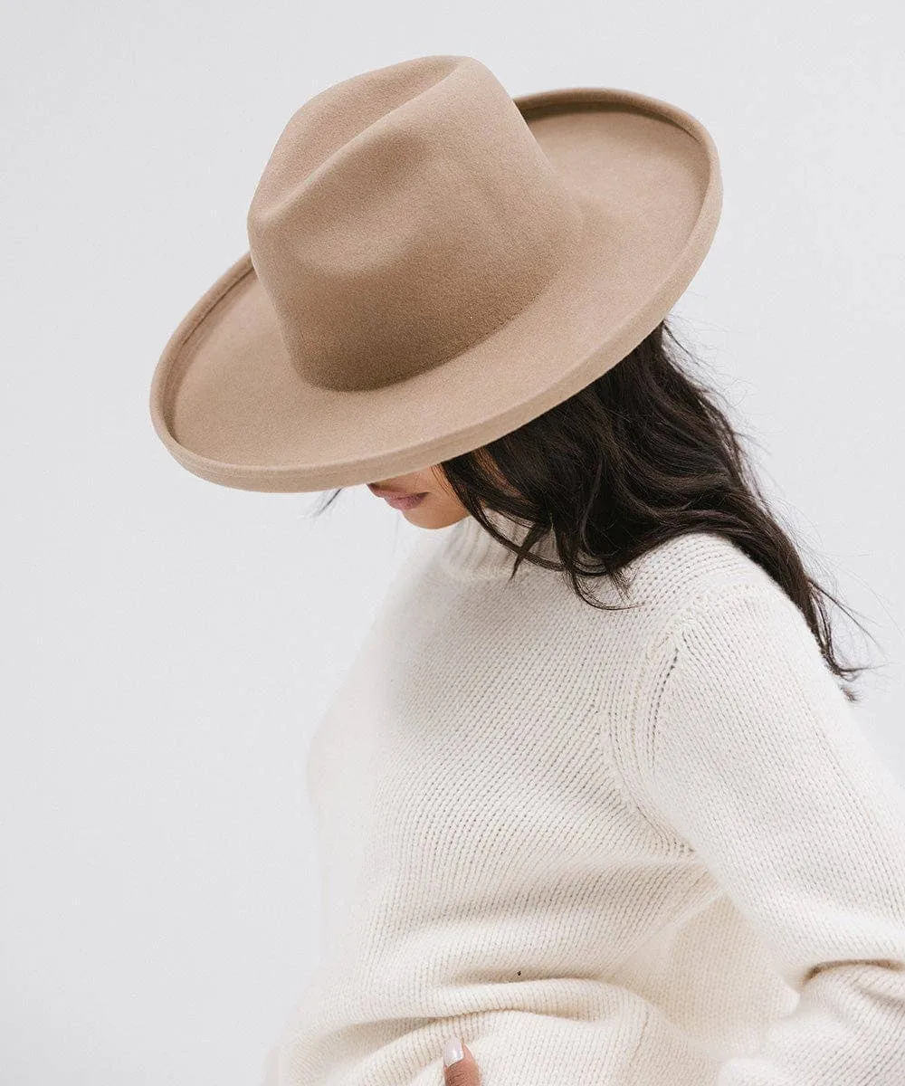Maude Pencil Brim: Size S/M 57 / Off White