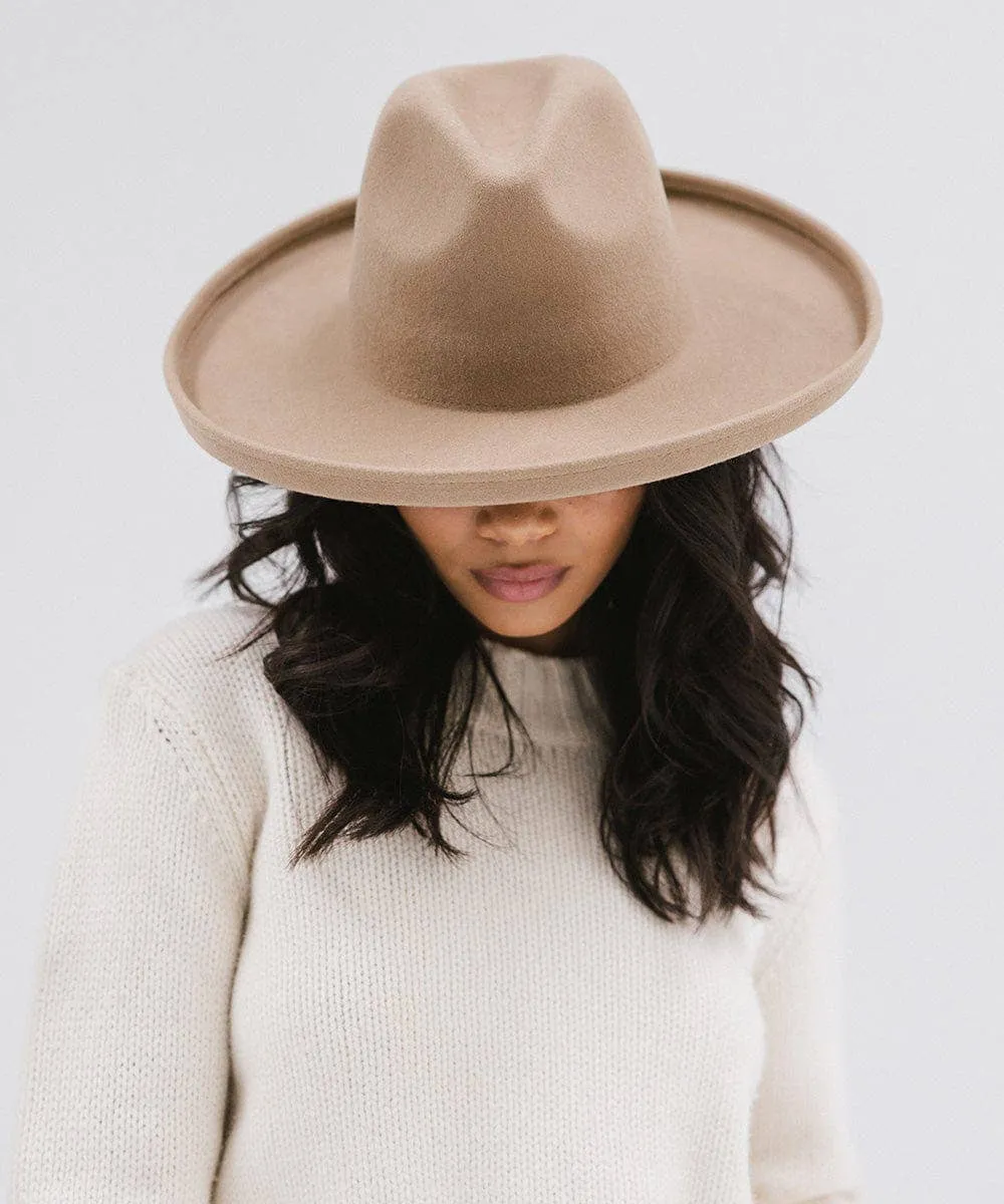 Maude Pencil Brim: Size S/M 57 / Off White