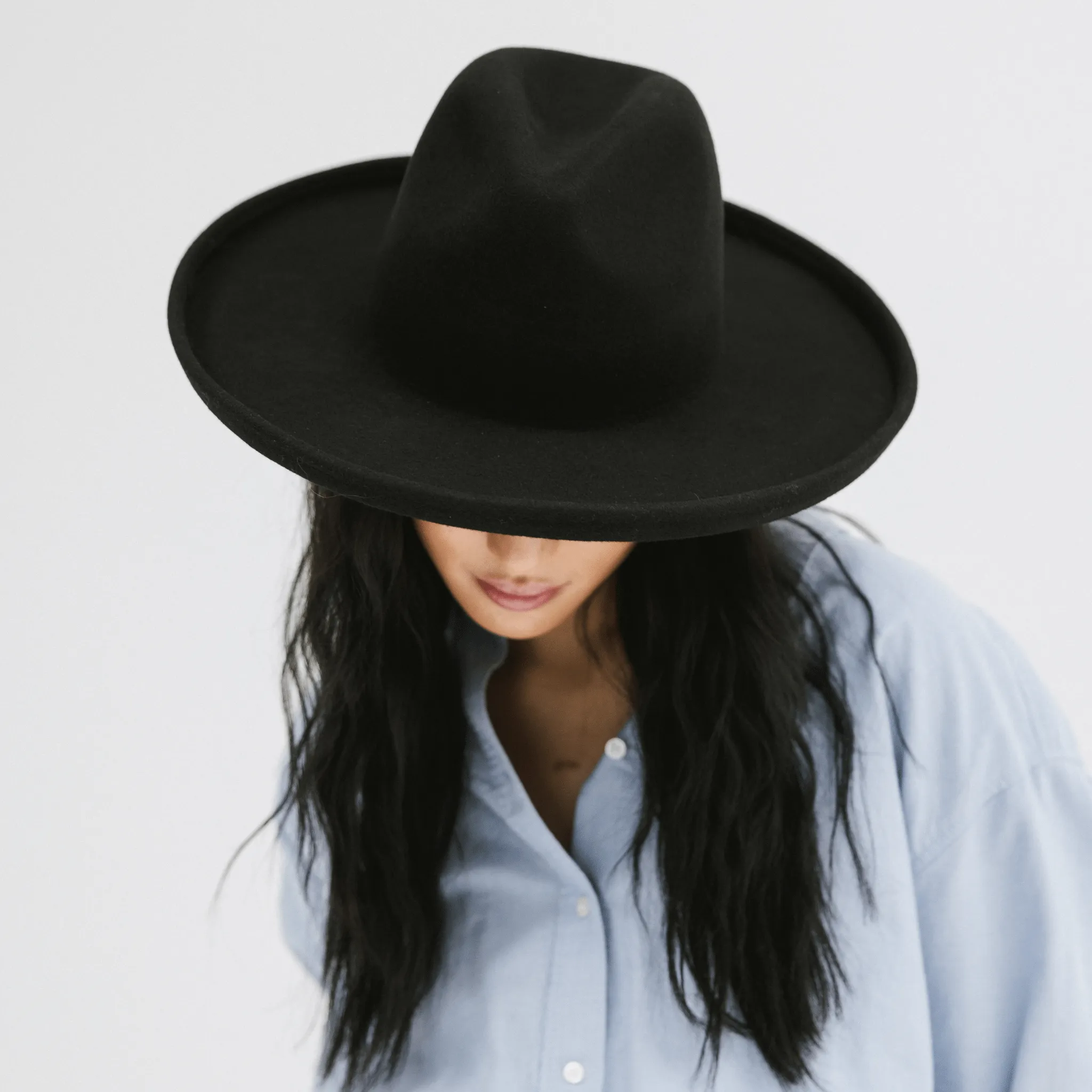 Maude Pencil Brim: Size S/M 57 / Off White