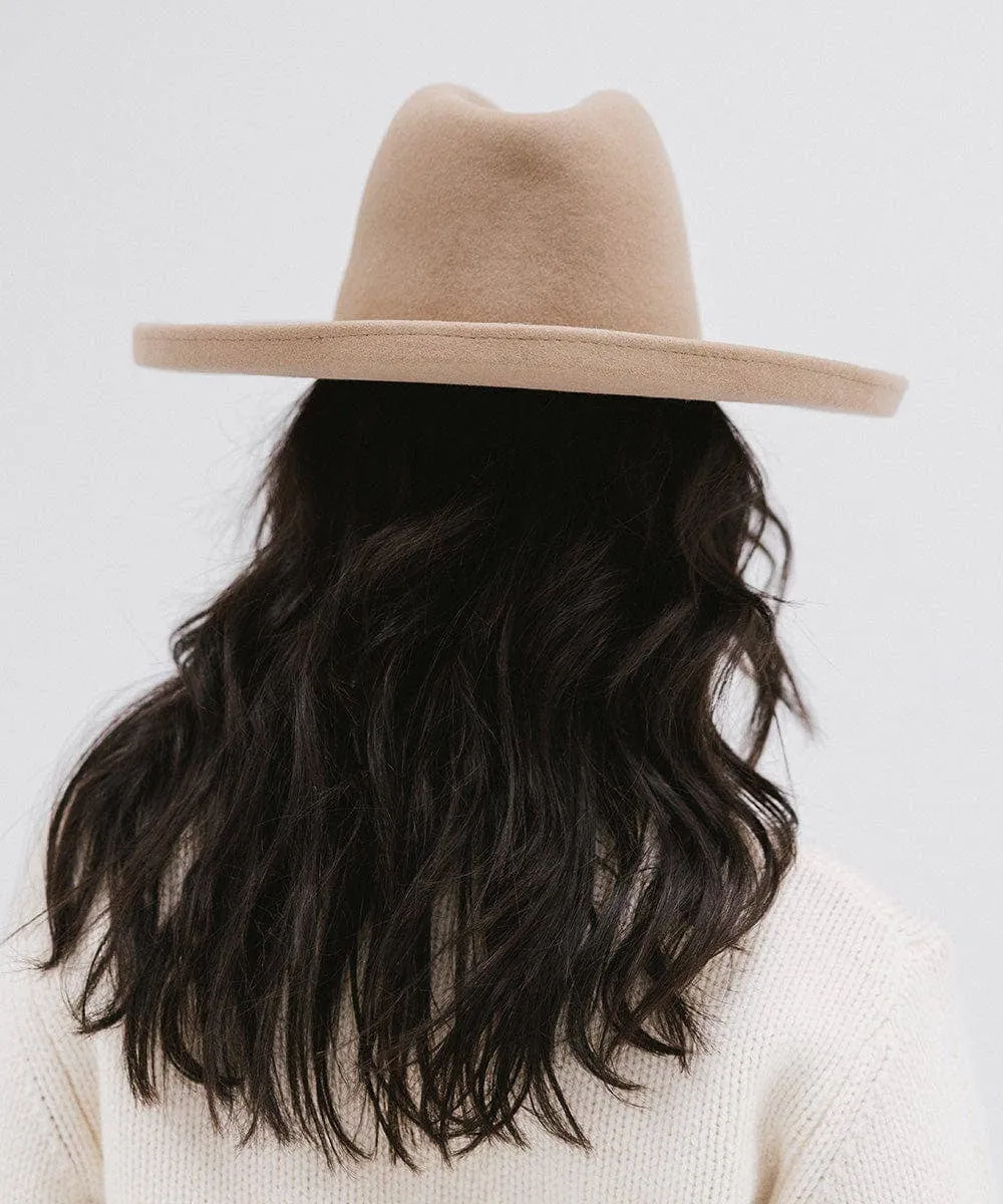Maude Pencil Brim: Size S/M 57 / Off White