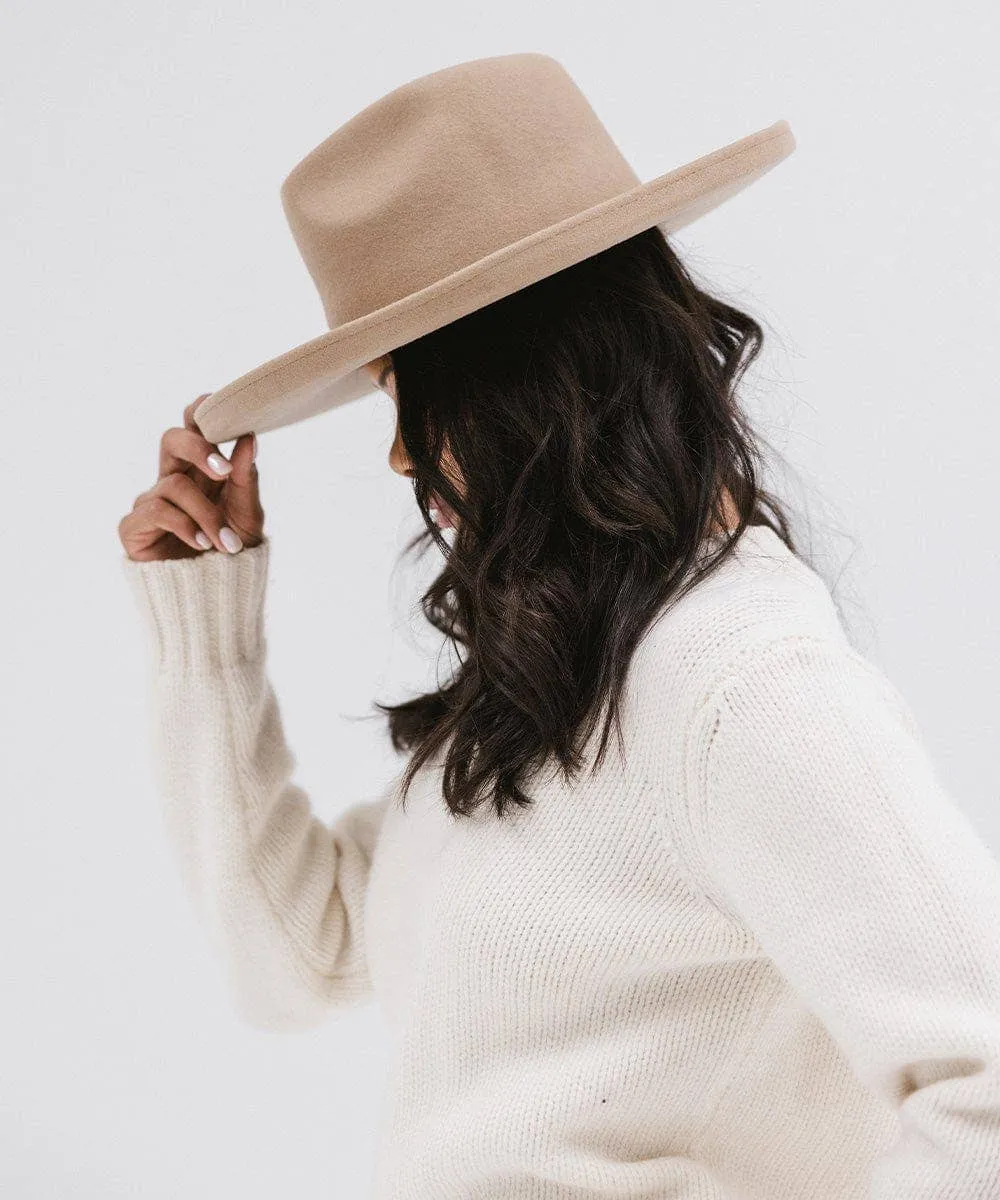 Maude Pencil Brim: Size S/M 57 / Off White