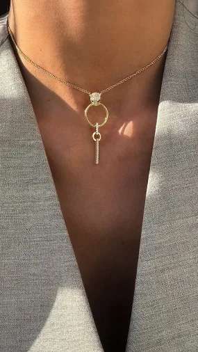 Maumau Drop Necklace 18K Gold Vermeil