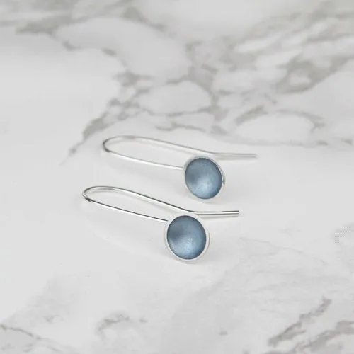 Medium Drop Enamel Earring