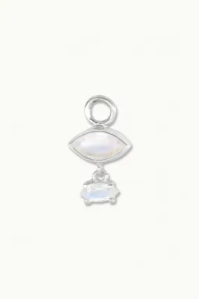 Mila Moonstone Silver Charm
