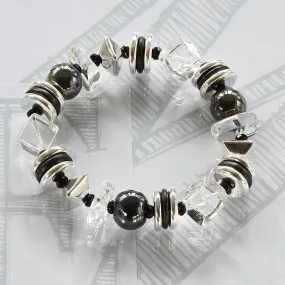 Mimi Crystal Bracelet – Black