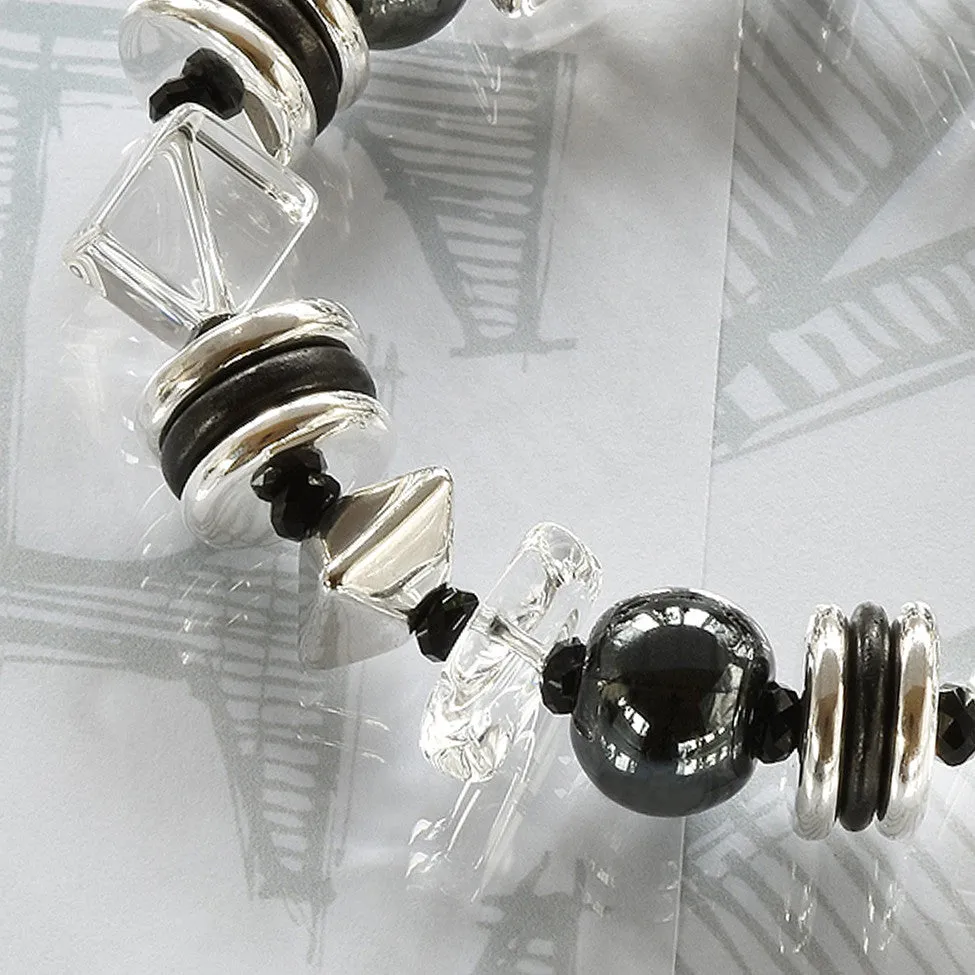 Mimi Crystal Bracelet – Black