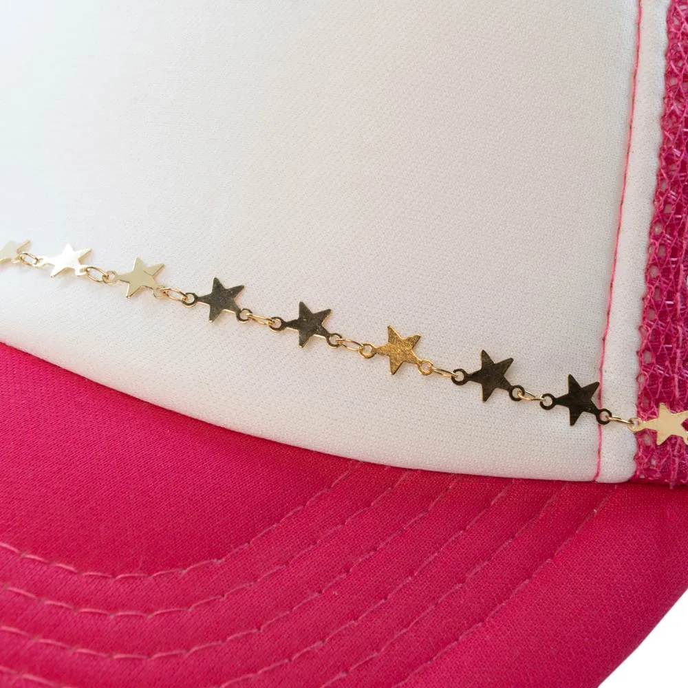 Mini Gold Stars Wholesale Hat Chain