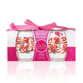 Mistletoe Acrylic Stemless Set