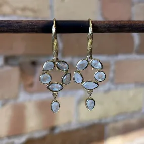“Morning” Moonstone Dangles