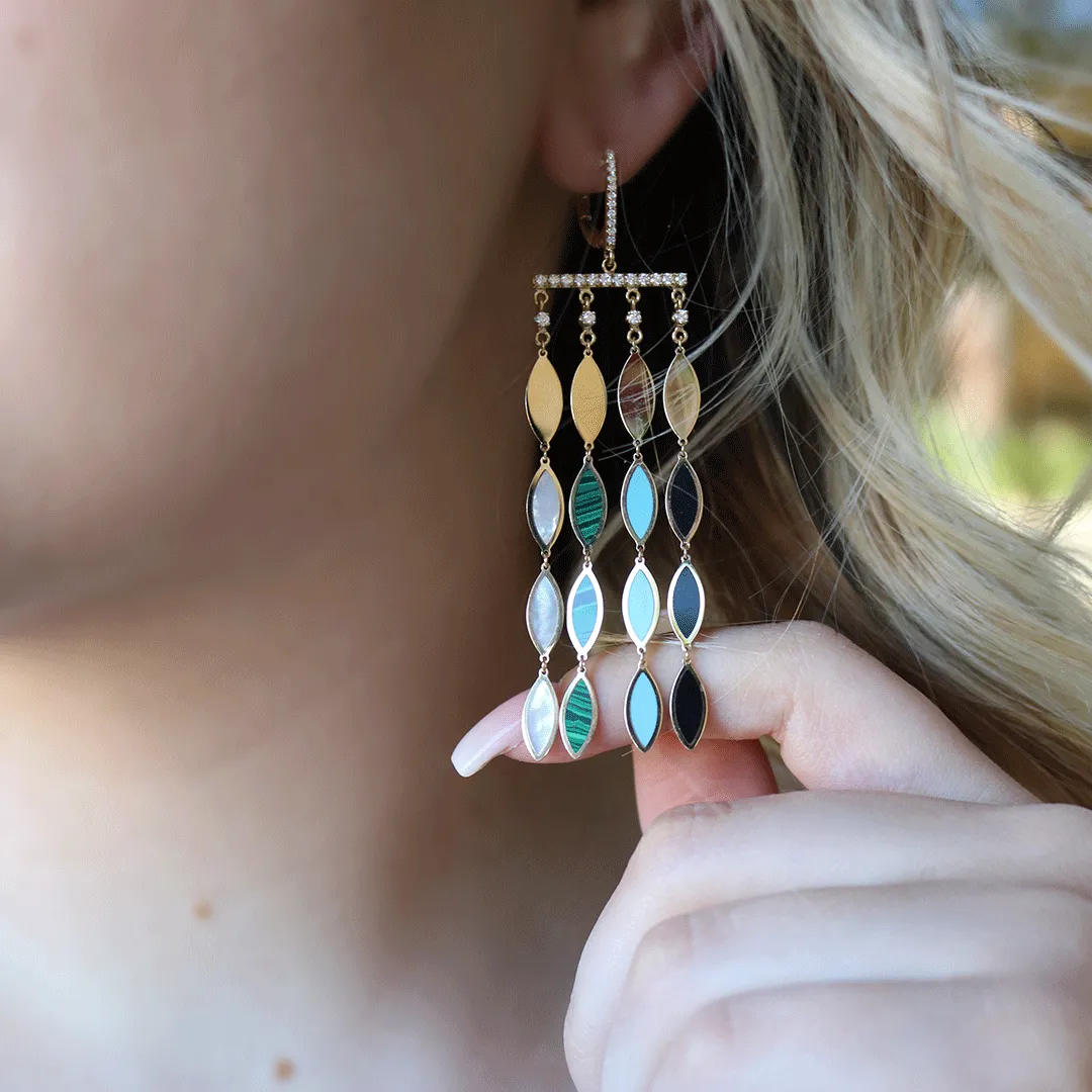 Multi-Stone, Diamond Earrings
