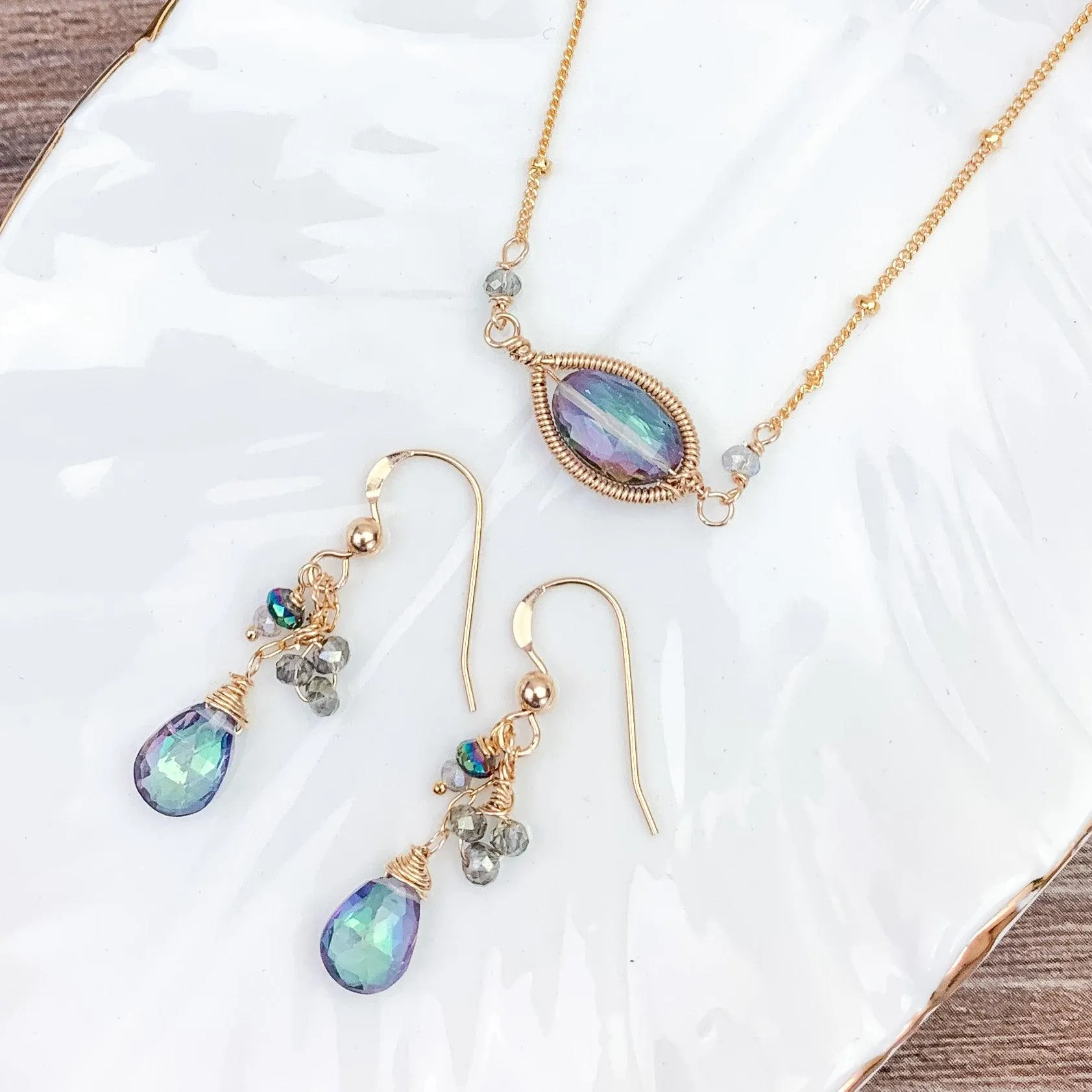 Mystic Topaz Dreams Necklace & Earrings