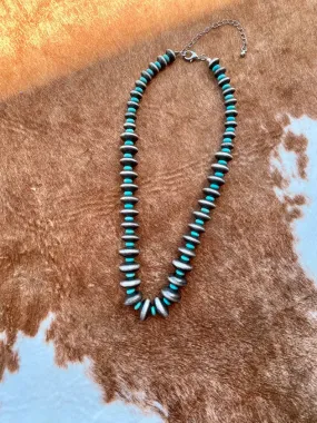 Navajo Style Pearl Bead Necklace