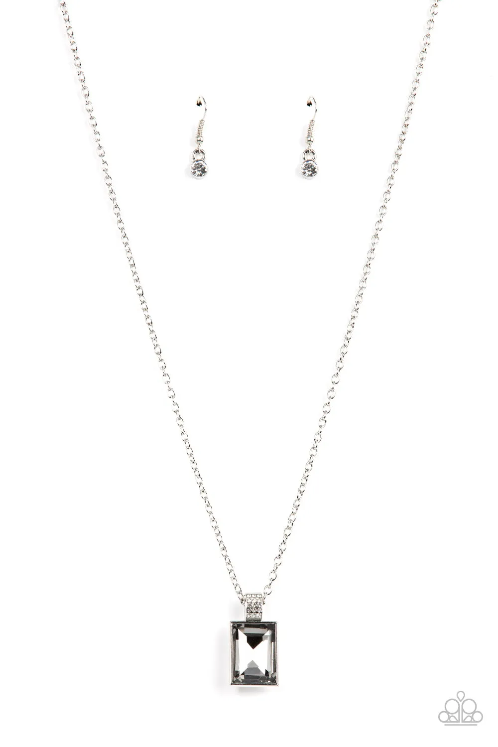 Necklace Understated Dazzle - Silver N2178