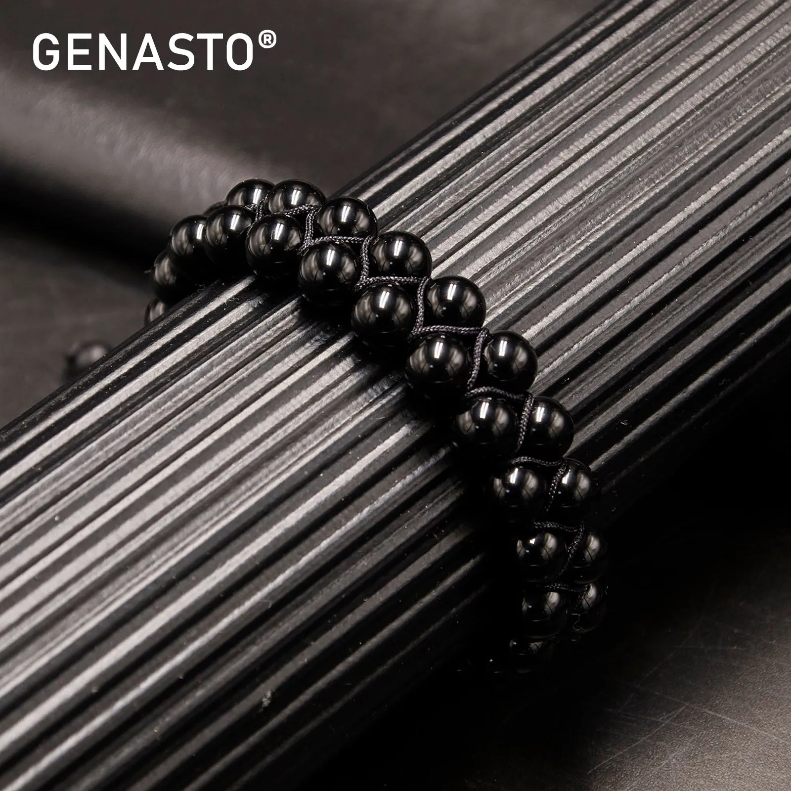 Obsidian Two-layer Bracelet, 8mm