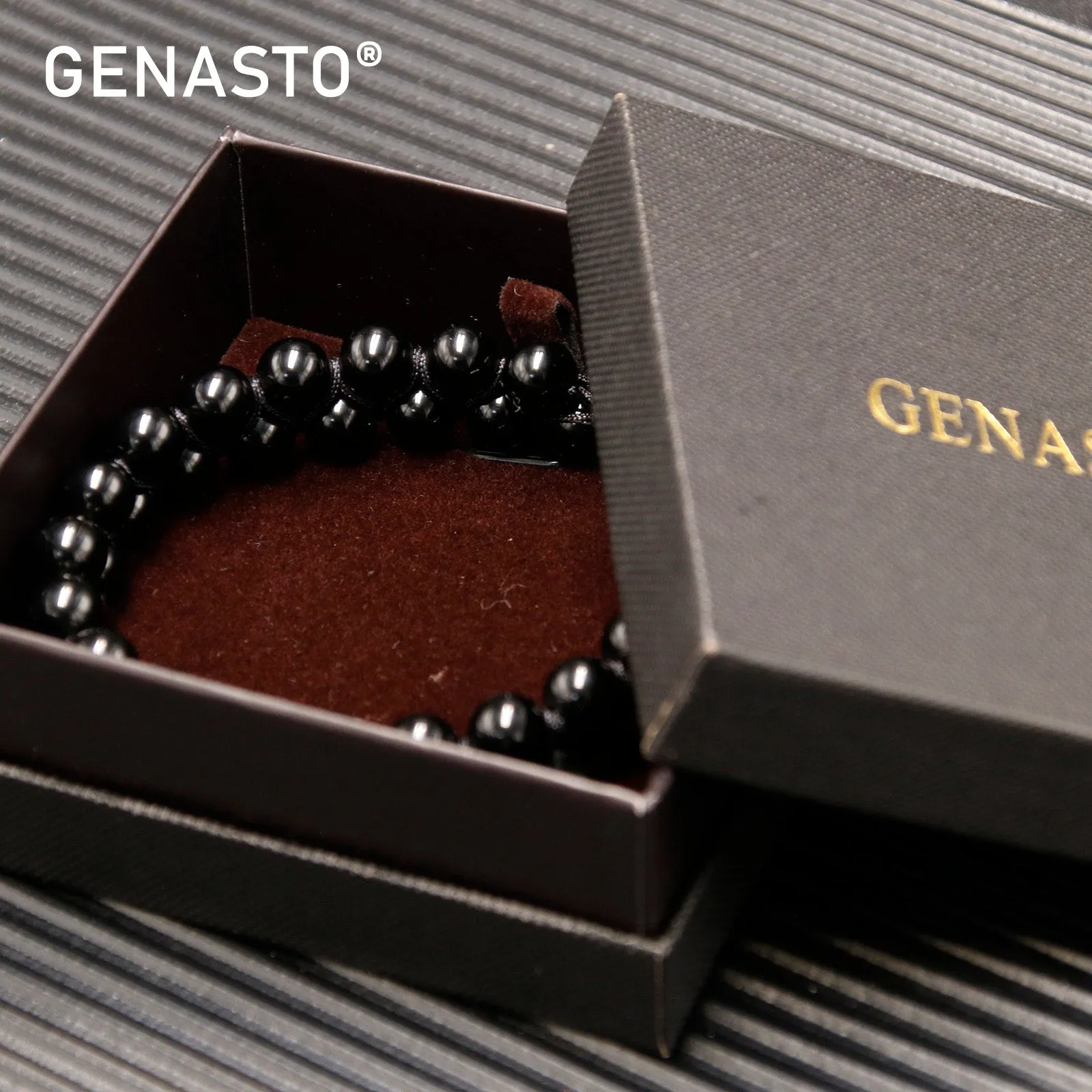 Obsidian Two-layer Bracelet, 8mm