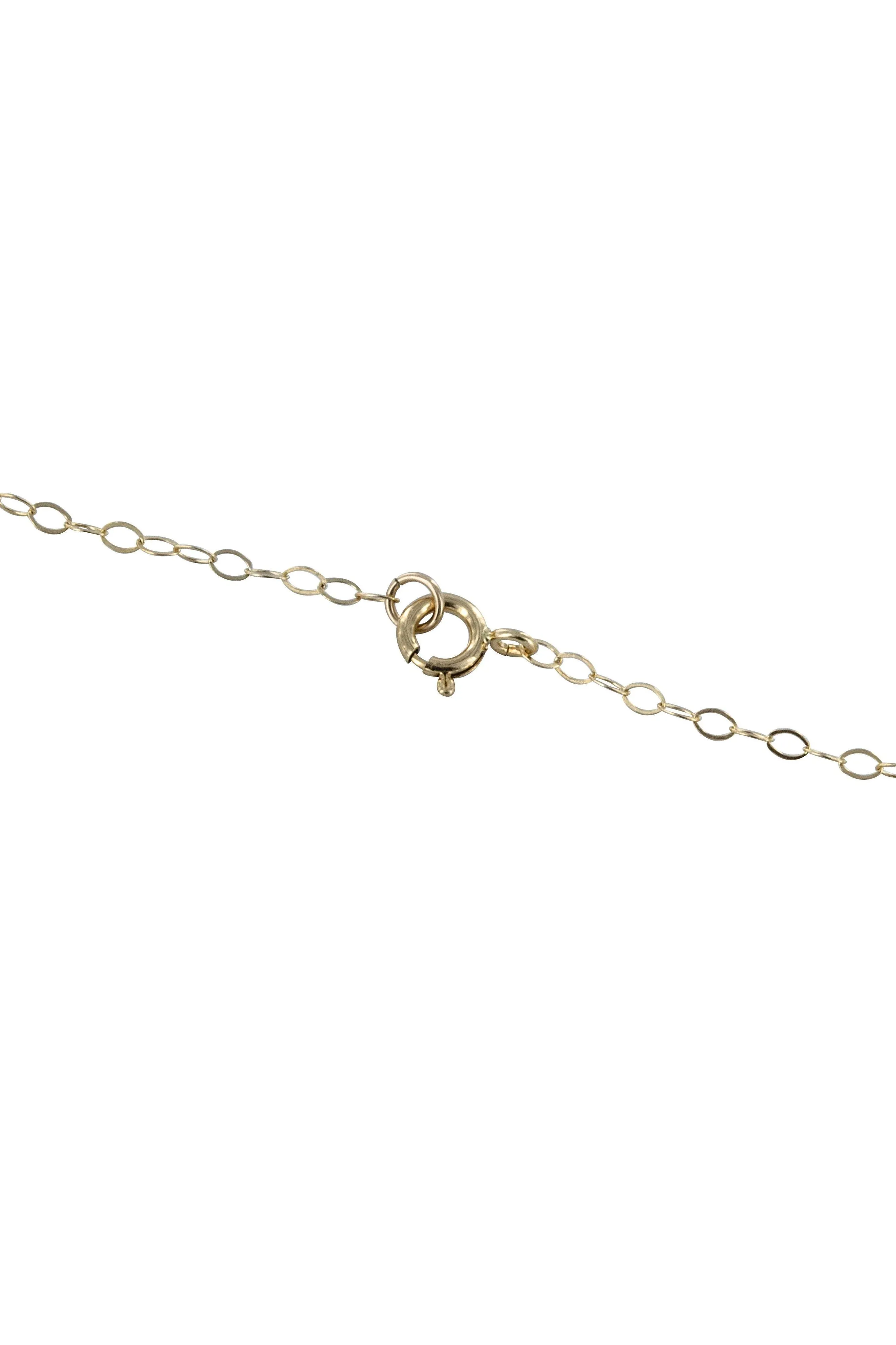 Oval Tigers Eye Brown Gemstone Gold Necklace