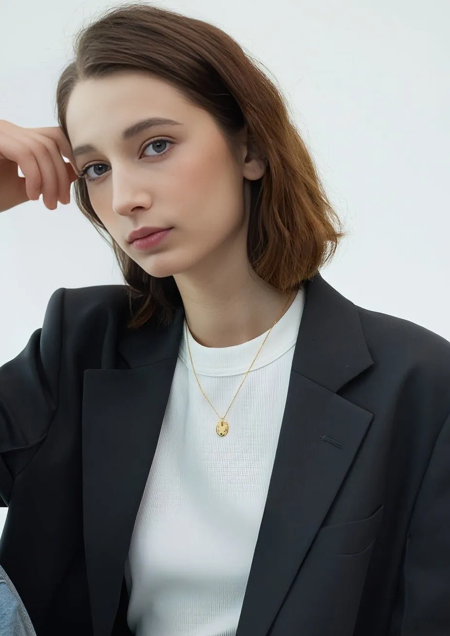 PALETTE DESIGN ZIRCON NECKLACE