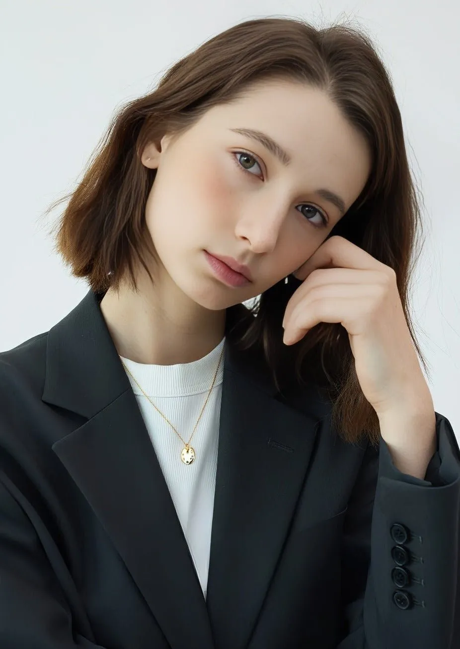 PALETTE DESIGN ZIRCON NECKLACE