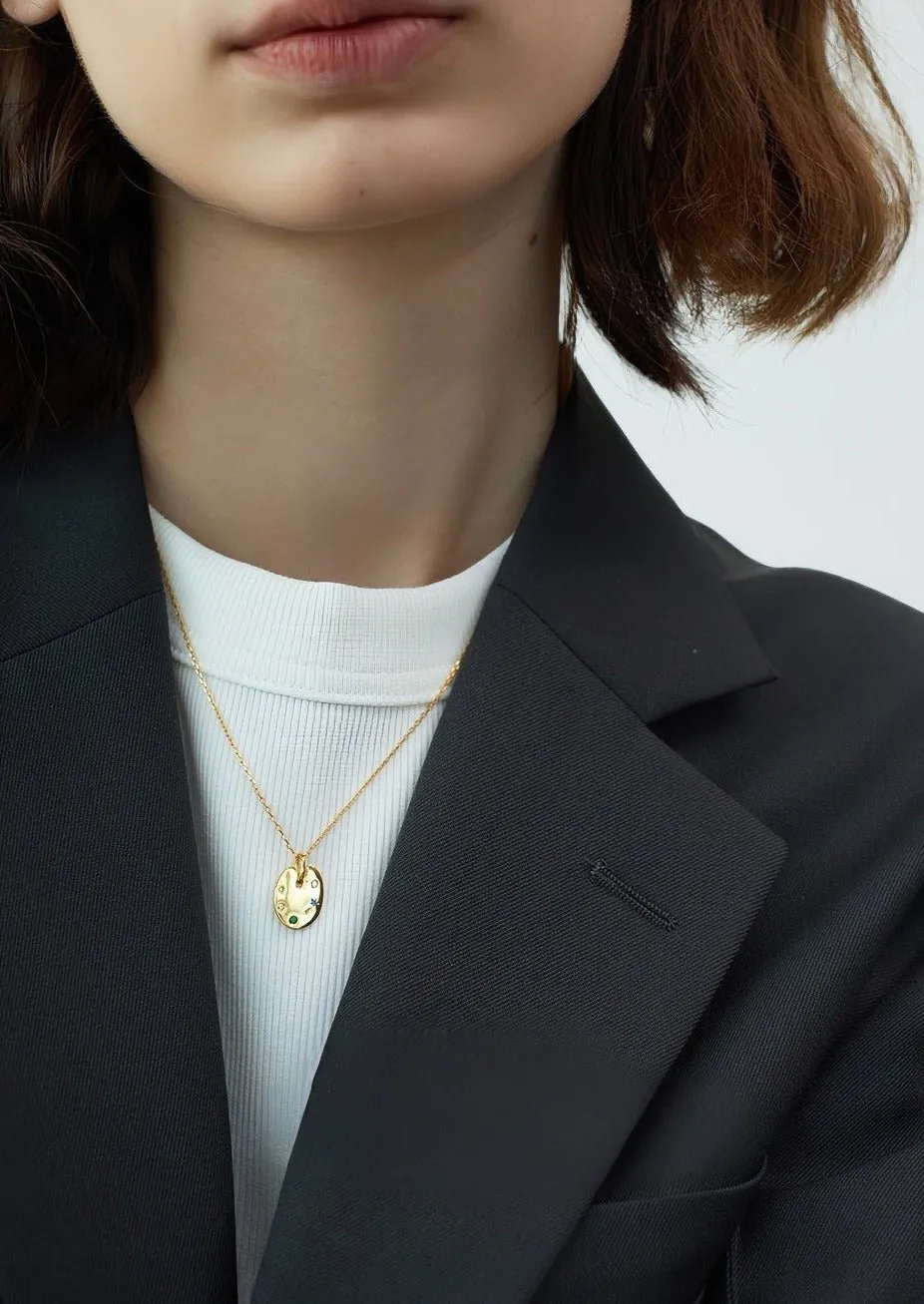PALETTE DESIGN ZIRCON NECKLACE