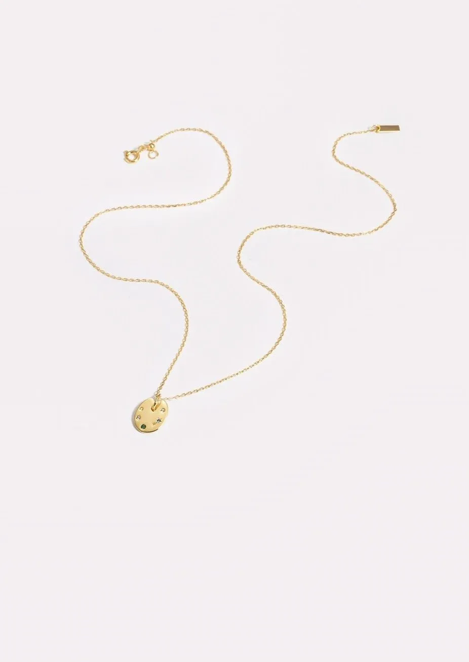 PALETTE DESIGN ZIRCON NECKLACE