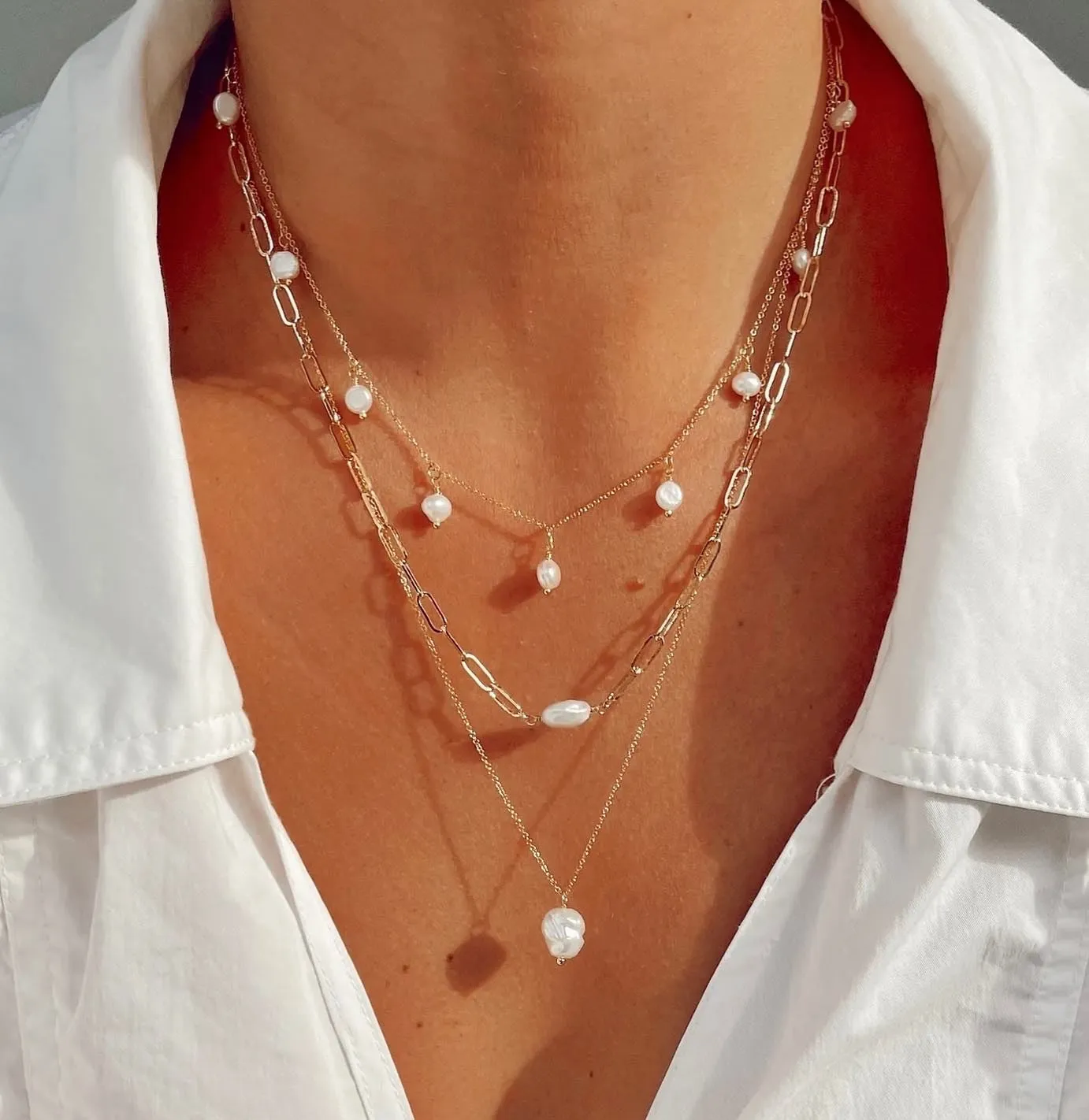 Pearl Love Chain