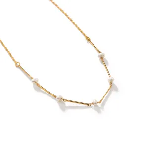 Pearl Sattelite Necklace