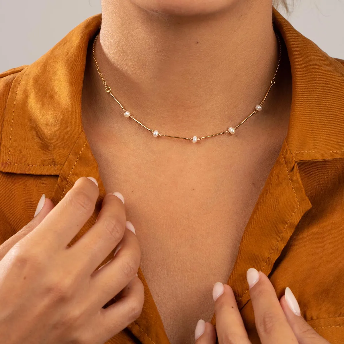 Pearl Sattelite Necklace