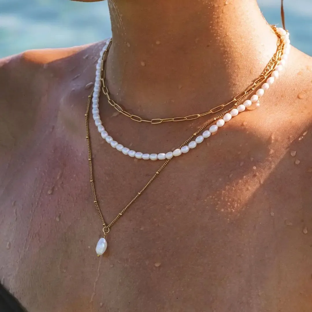 PearlGlow Necklace Set