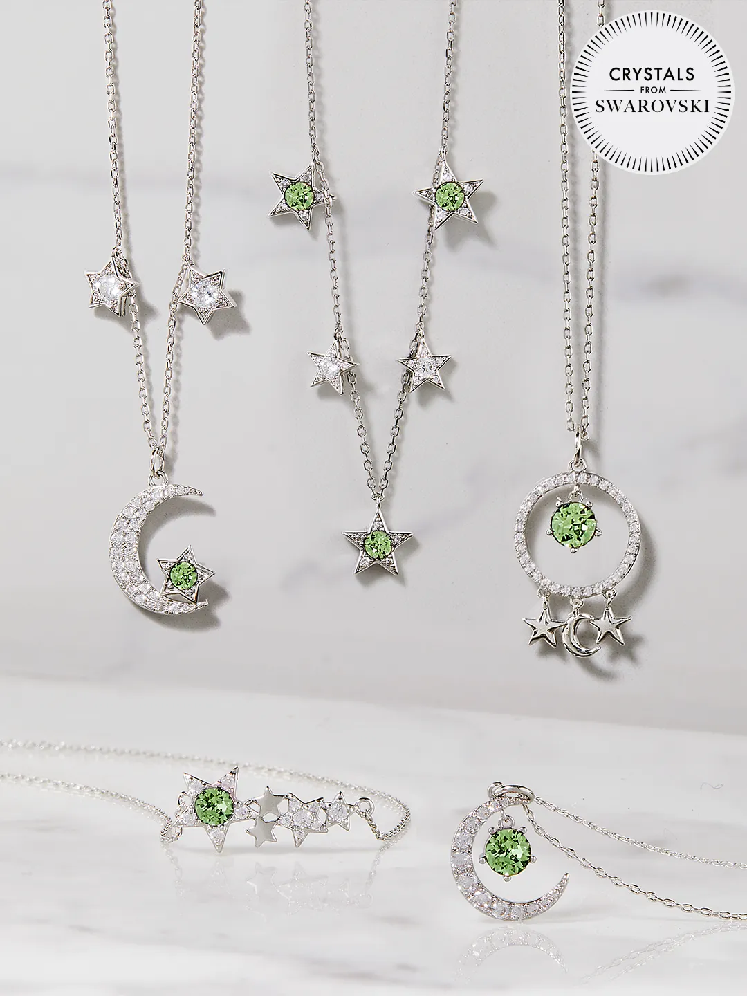 Peridot Candle - Peridot Jewelry Collection Made With Crystals From Swarovski®