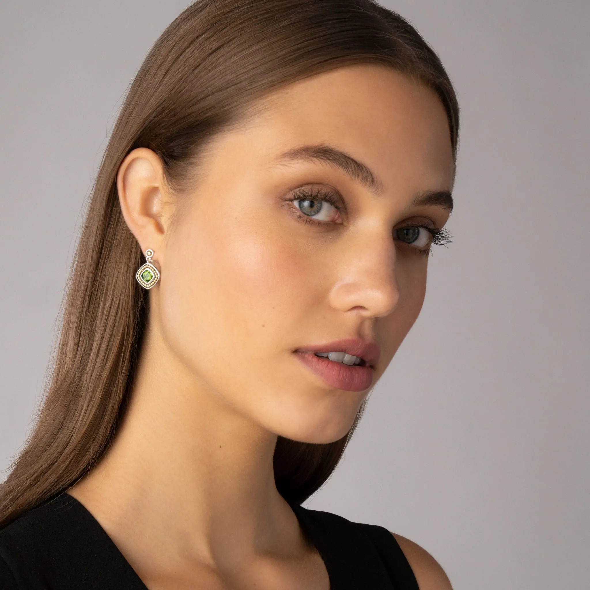 Peridot Drop Earrings