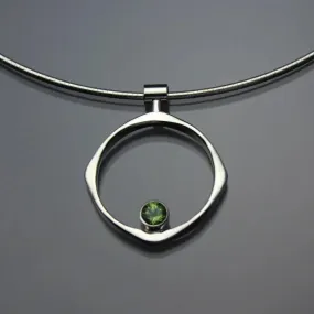 Peridot Pendant Necklace PEN070PR Sterling Silver by John Tzelepis Jewelry