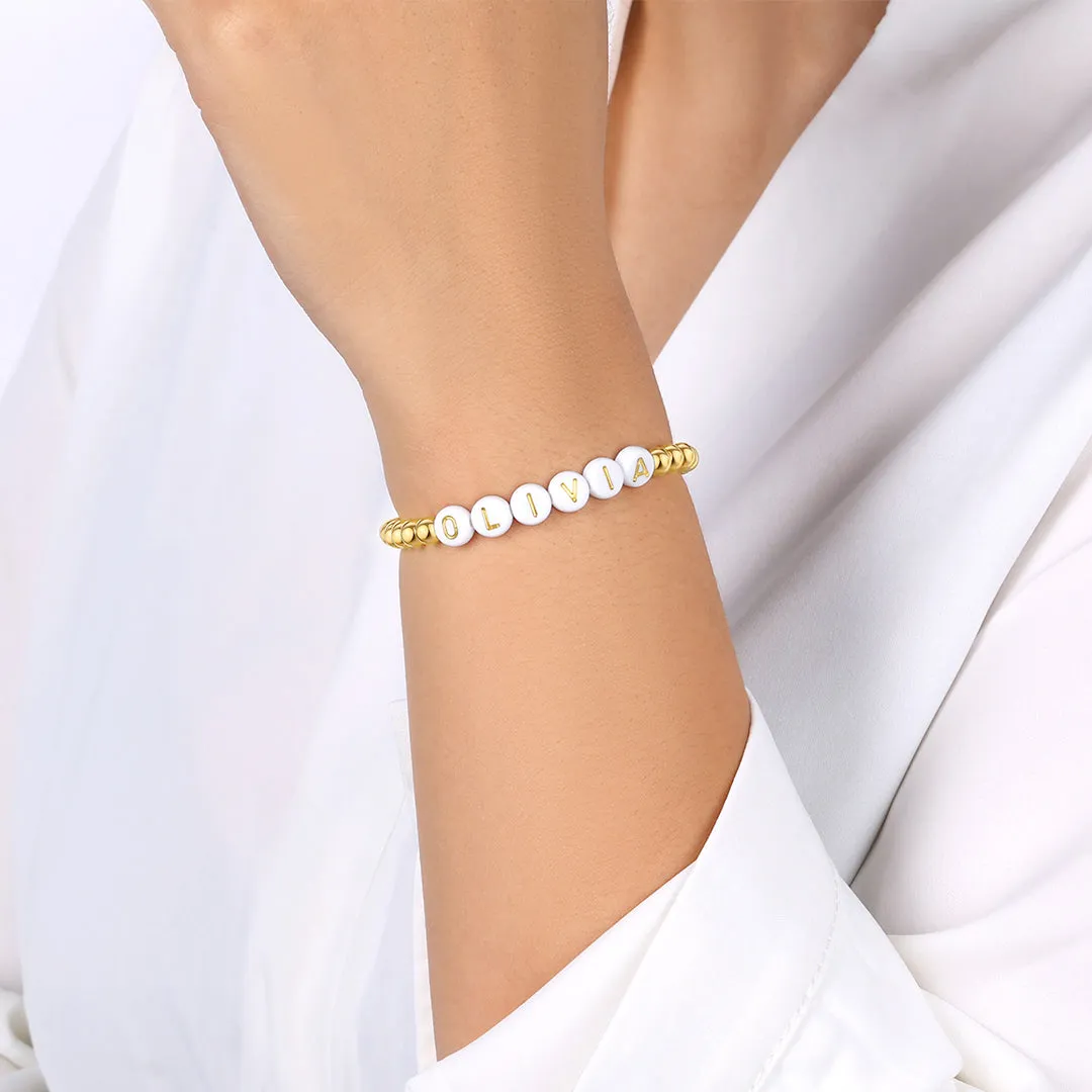 Personalized Word Bracelet