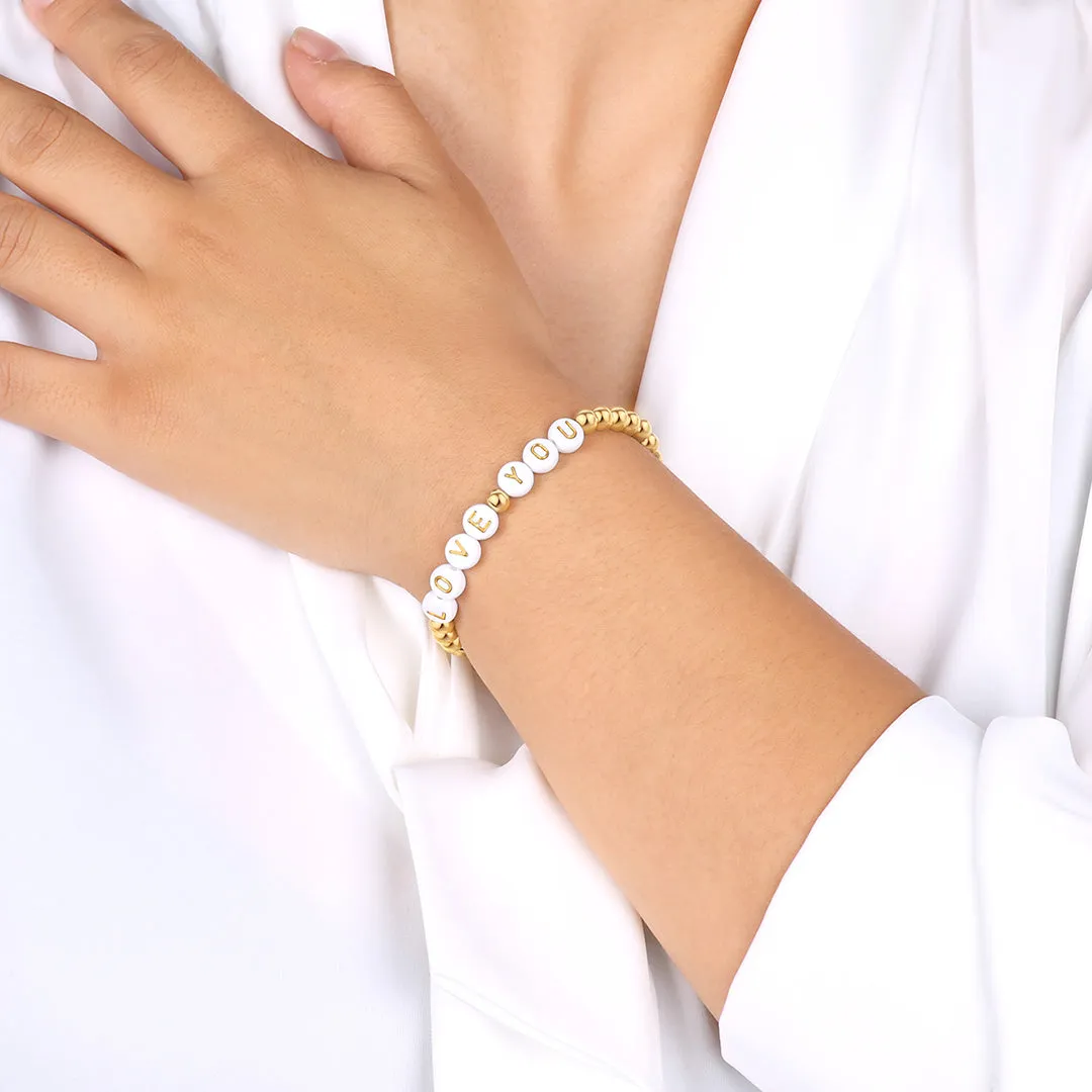 Personalized Word Bracelet