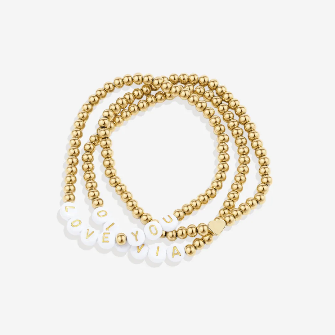 Personalized Word Bracelet