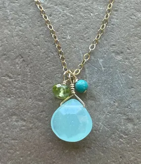 Petite Joy Cluster Necklace