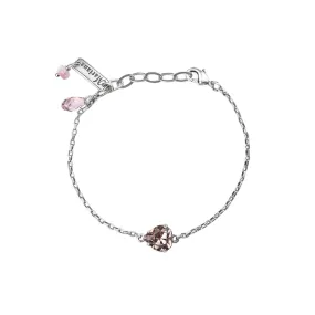 Petite Stackable Heart Bracelet in Light Amethyst  *Custom*