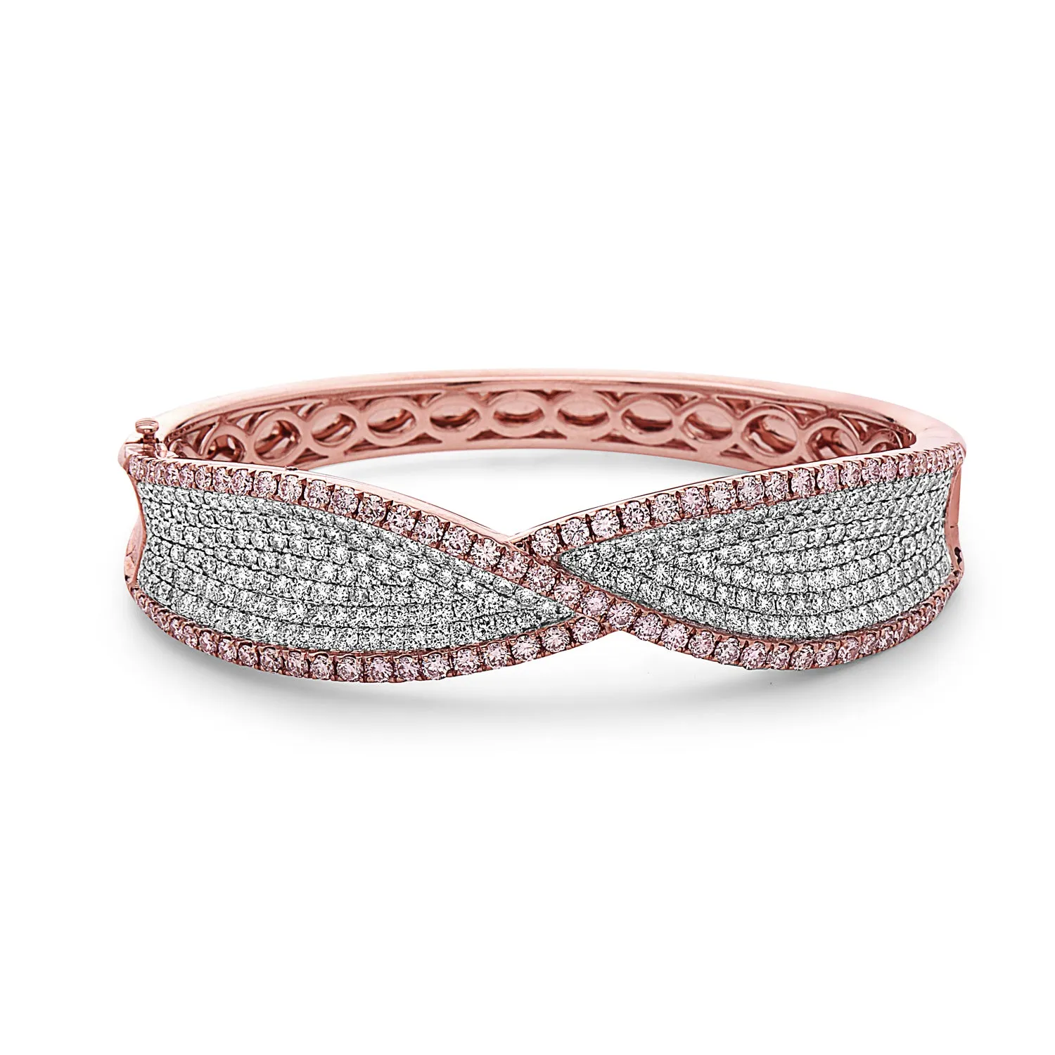 Precious Diamond Twisted Bracelet