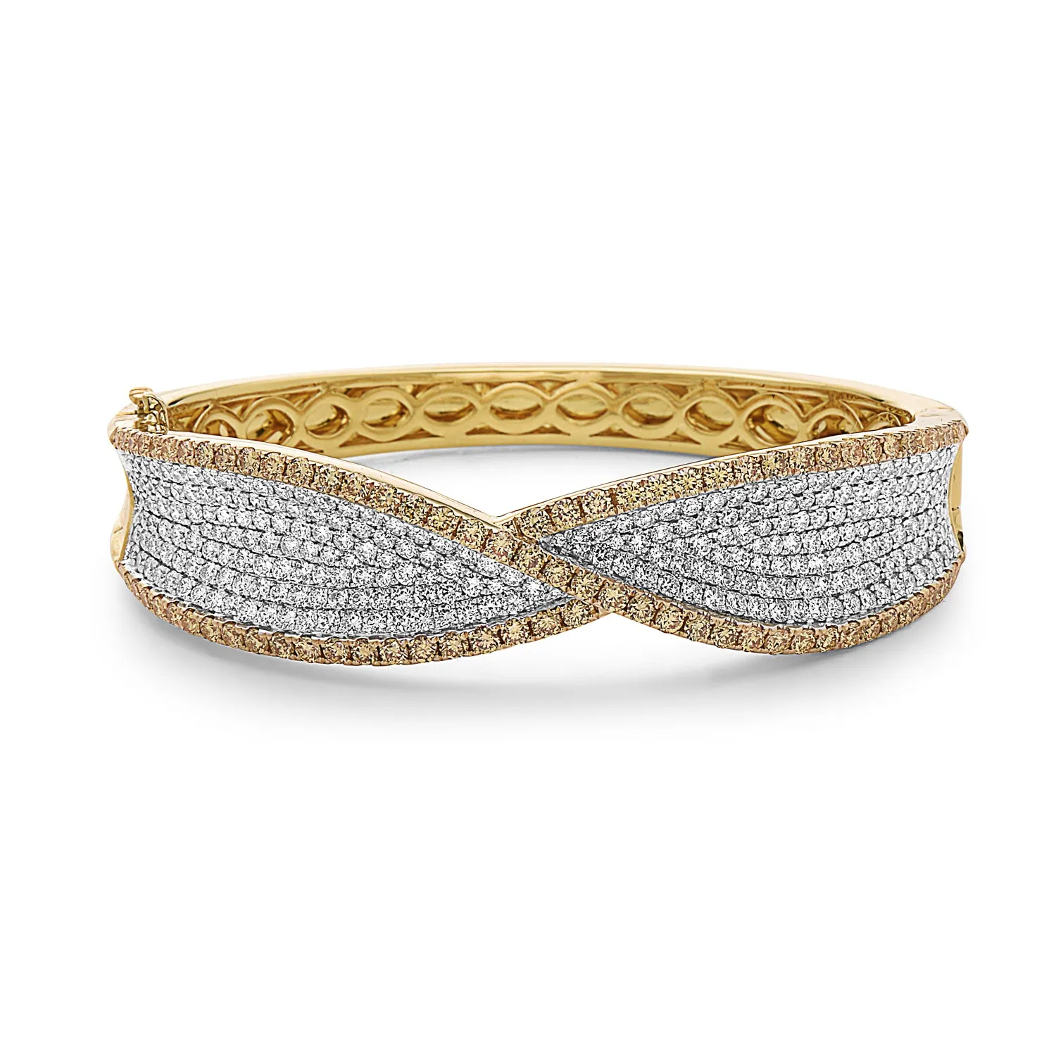 Precious Diamond Twisted Bracelet