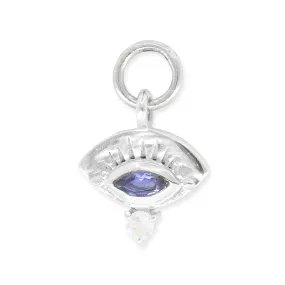 RAY IOLITE EARRING CHARM