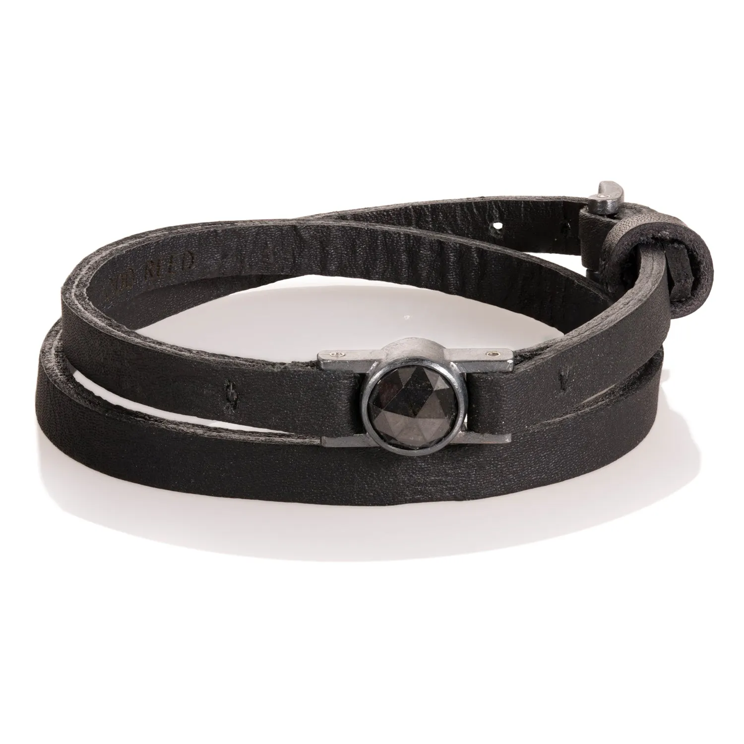 Rose Cut Black Diamond Bracelet