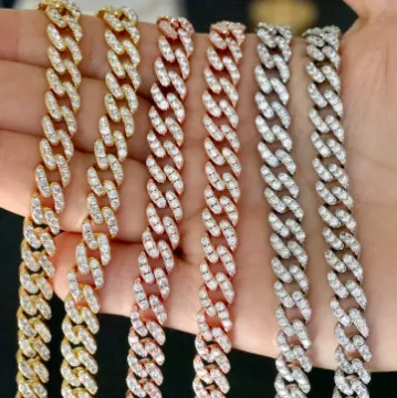 Rose Gold Zirconia Pave Necklace