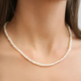 SAYLOR - Freshwater Pearl Choker Necklace