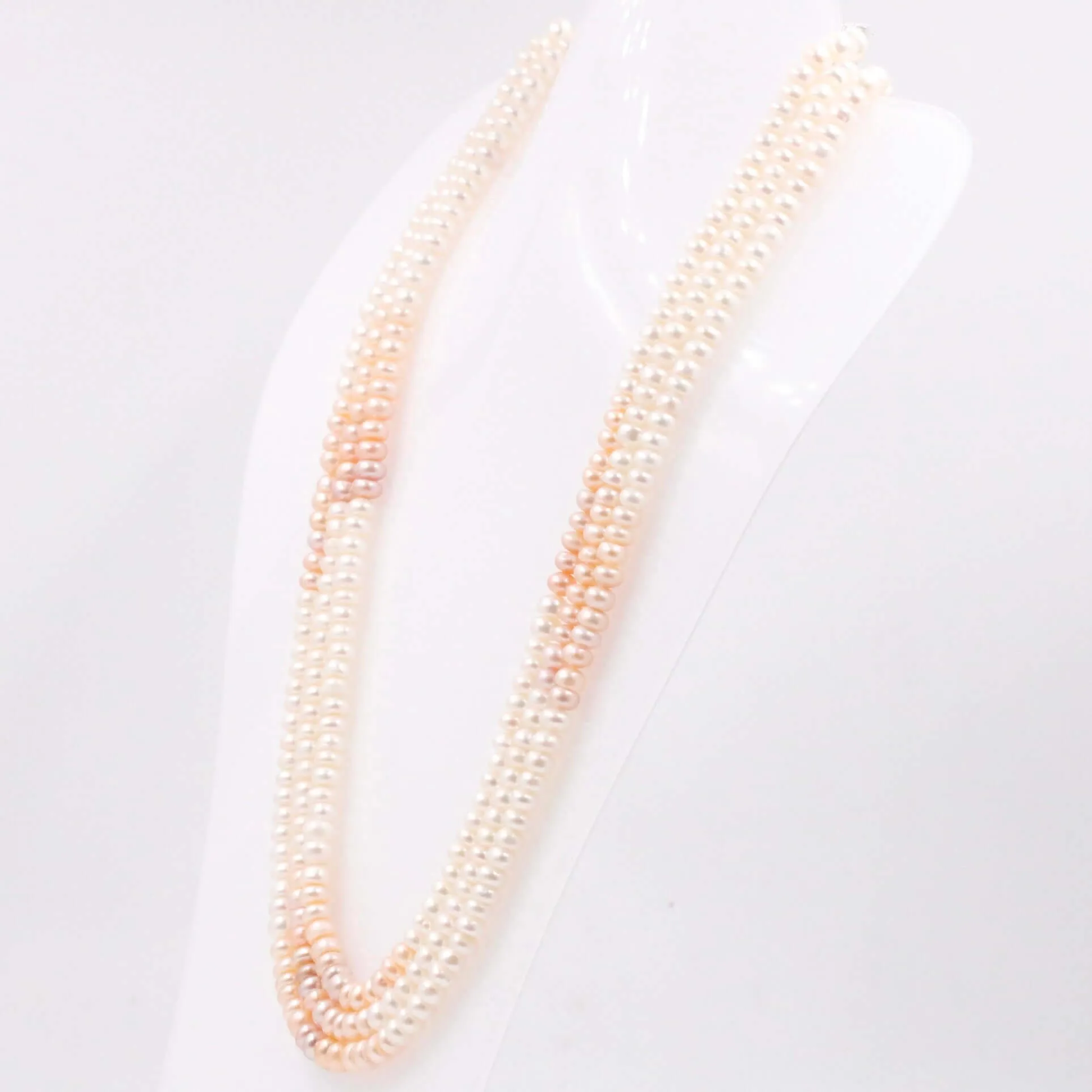 Shaded Pearl Necklace Fresh Water Pearl Necklace Pearl Indian Necklace Gemstones Necklace Multistrand Necklace Layered Necklace SKU: 6143069
