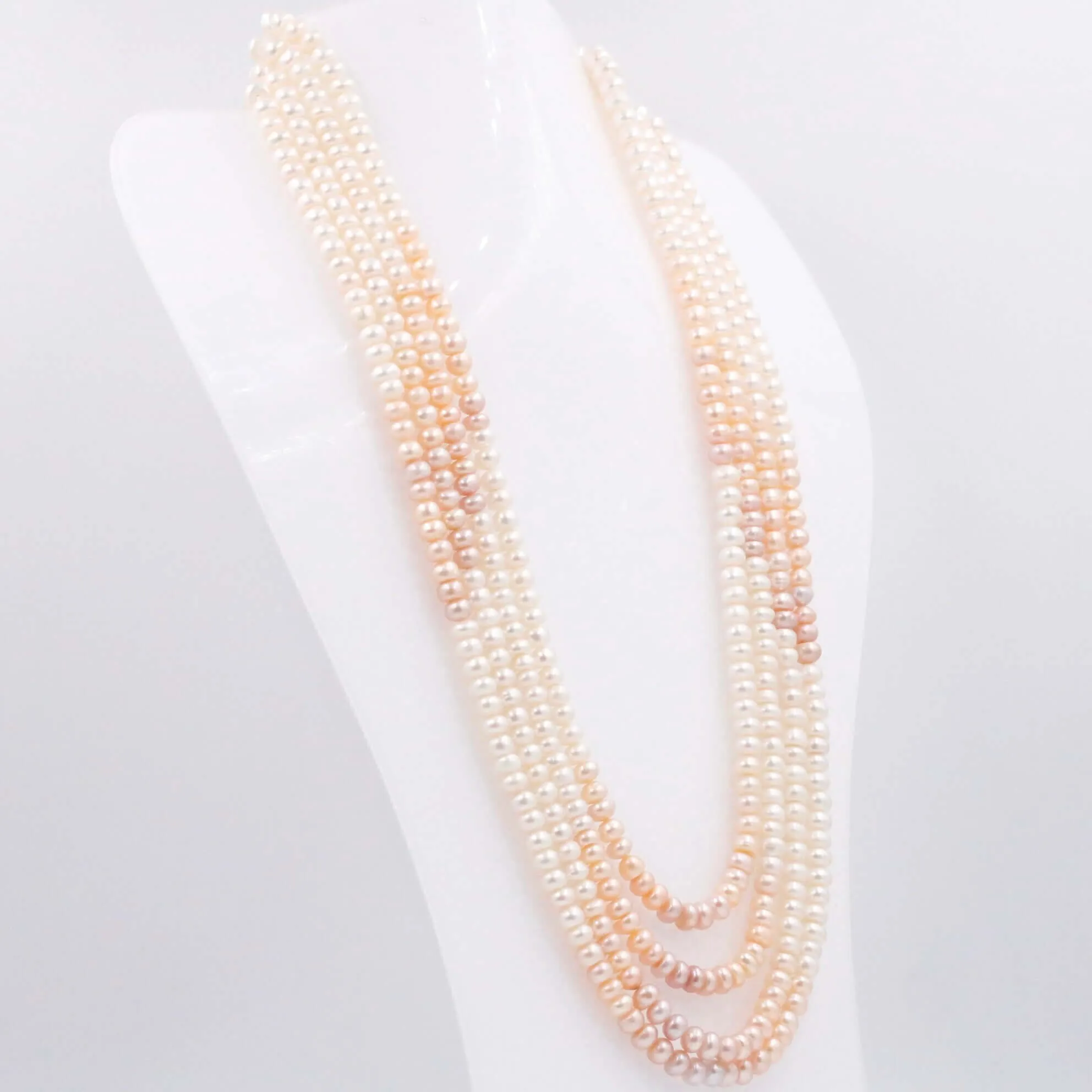 Shaded Pearl Necklace Fresh Water Pearl Necklace Pearl Indian Necklace Gemstones Necklace Multistrand Necklace Layered Necklace SKU: 6143069