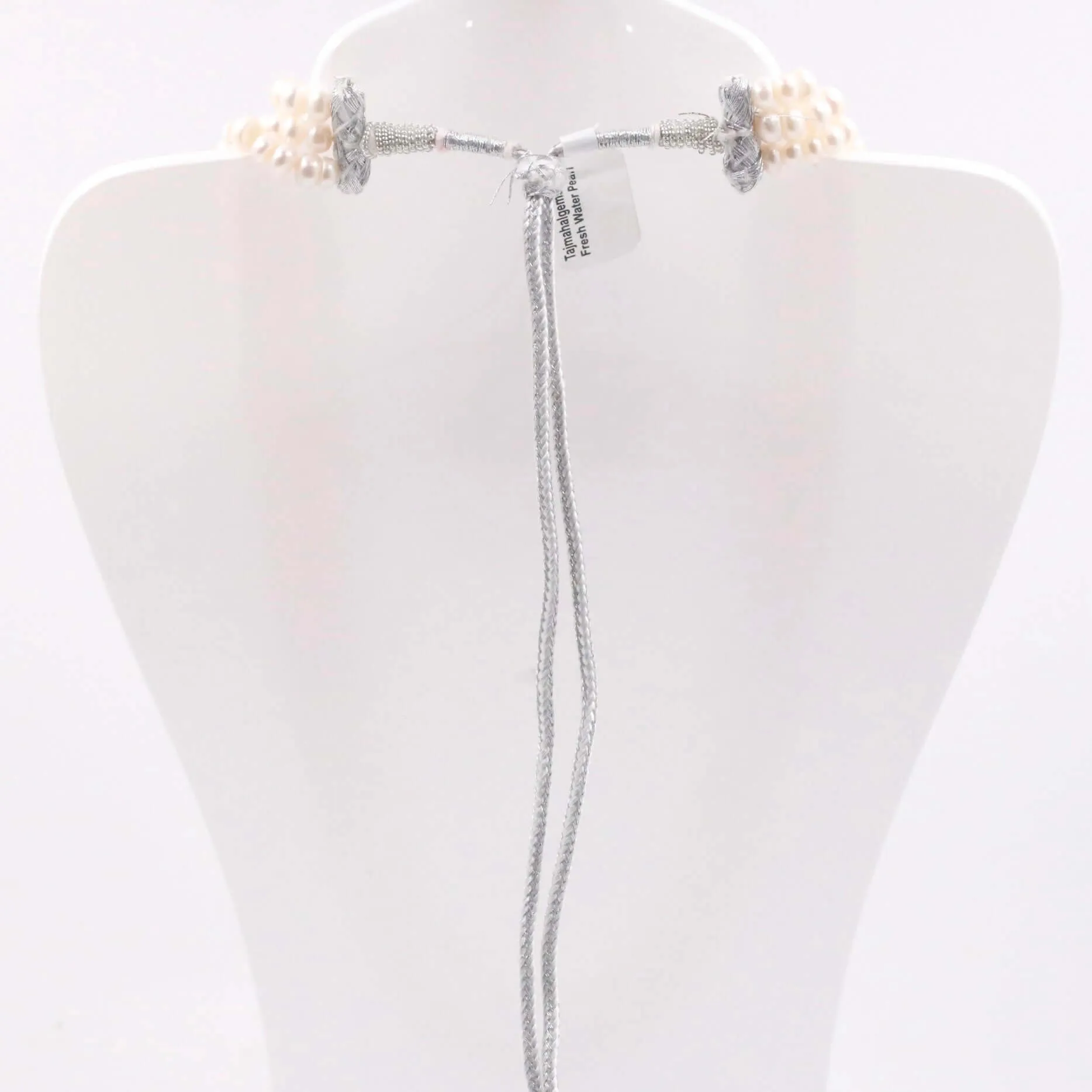 Shaded Pearl Necklace Fresh Water Pearl Necklace Pearl Indian Necklace Gemstones Necklace Multistrand Necklace Layered Necklace SKU: 6143069