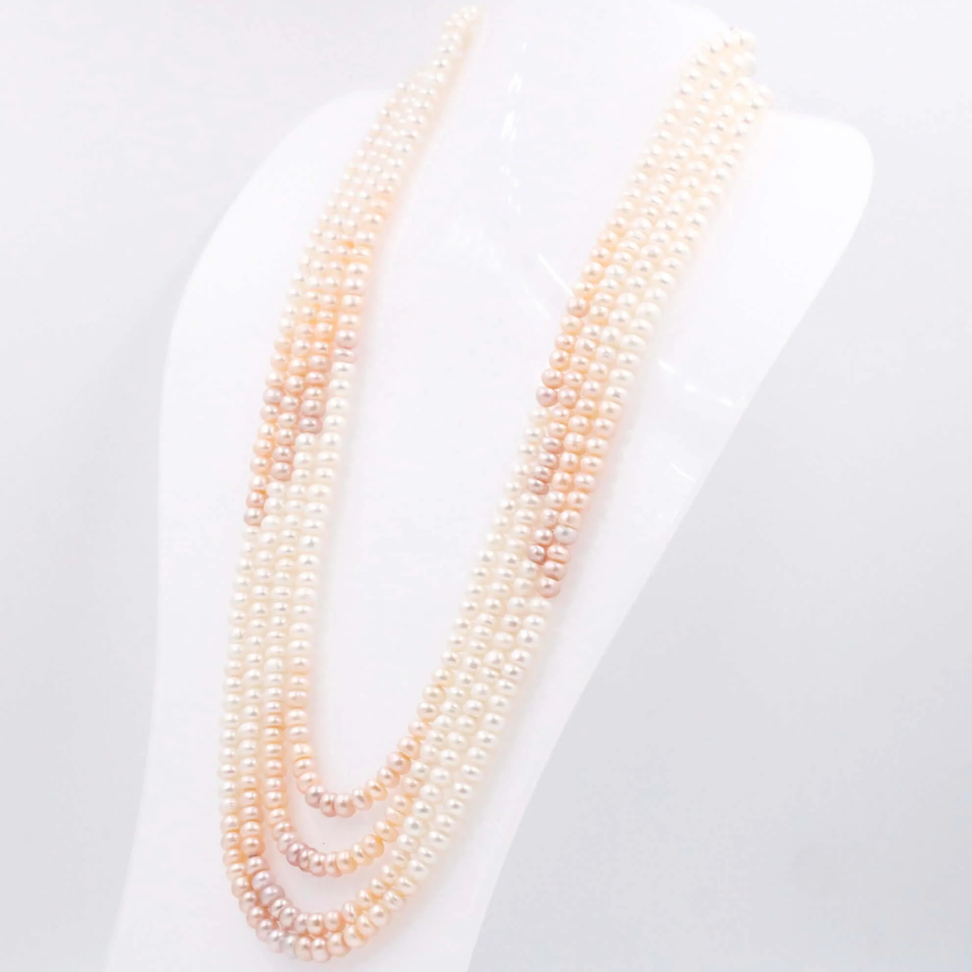 Shaded Pearl Necklace Fresh Water Pearl Necklace Pearl Indian Necklace Gemstones Necklace Multistrand Necklace Layered Necklace SKU: 6143069