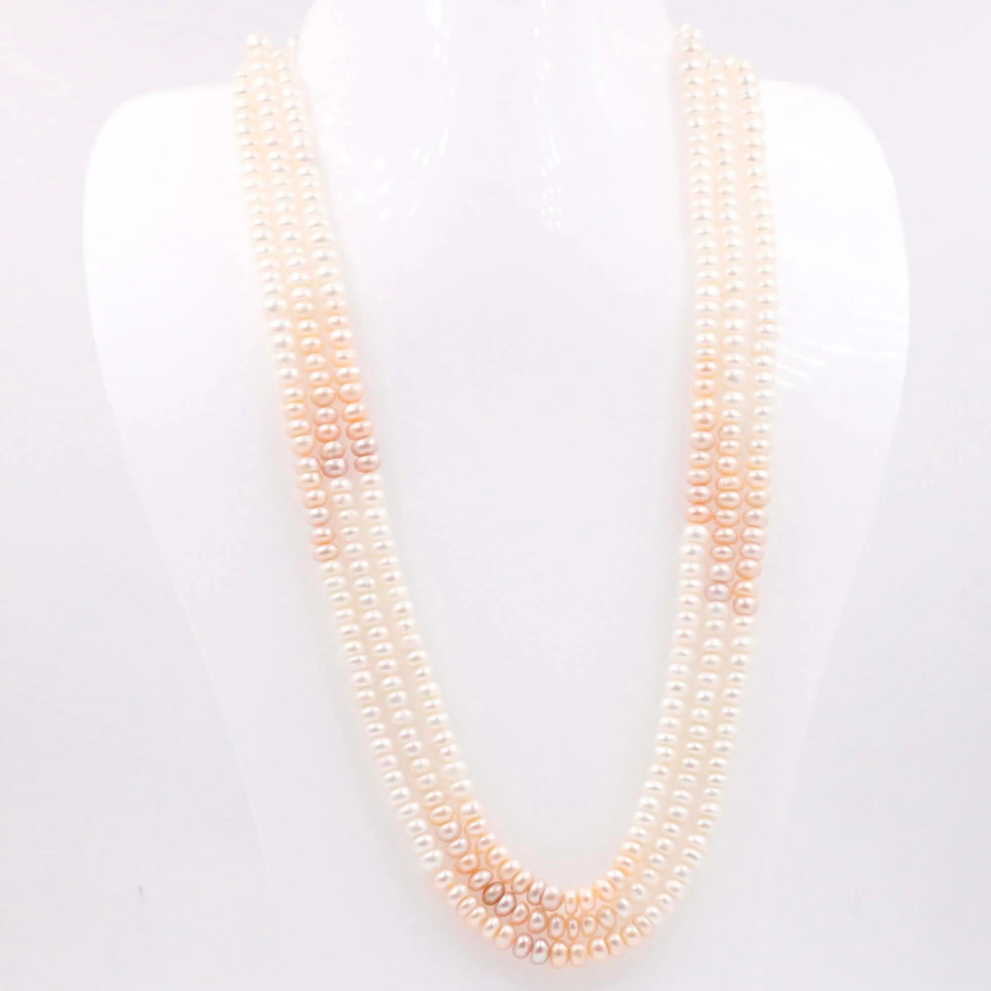 Shaded Pearl Necklace Fresh Water Pearl Necklace Pearl Indian Necklace Gemstones Necklace Multistrand Necklace Layered Necklace SKU: 6143069