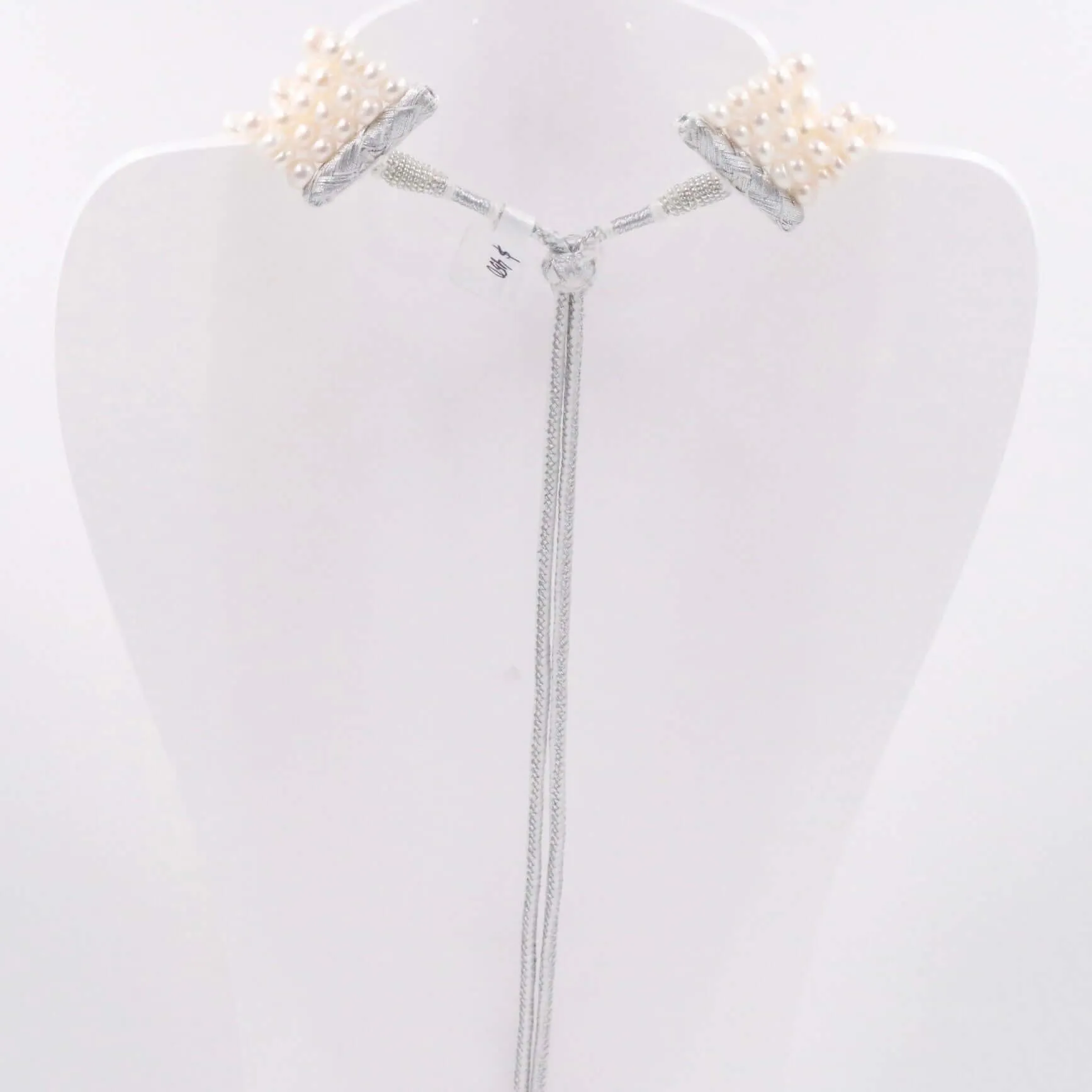 Shaded Pearl Necklace Fresh Water Pearl Necklace Pearl Indian Necklace Gemstones Necklace Multistrand Necklace Layered Necklace SKU: 6143069