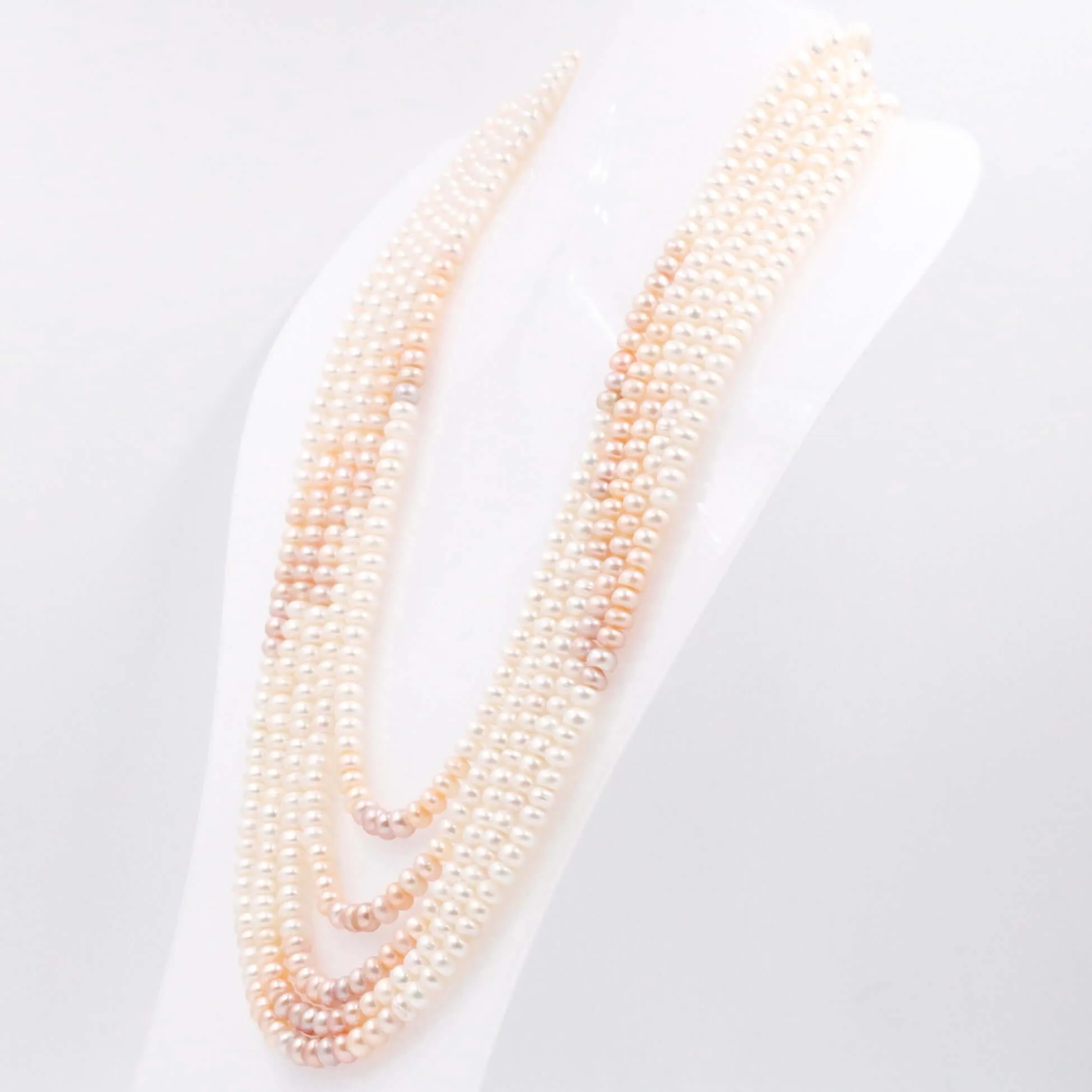 Shaded Pearl Necklace Fresh Water Pearl Necklace Pearl Indian Necklace Gemstones Necklace Multistrand Necklace Layered Necklace SKU: 6143069