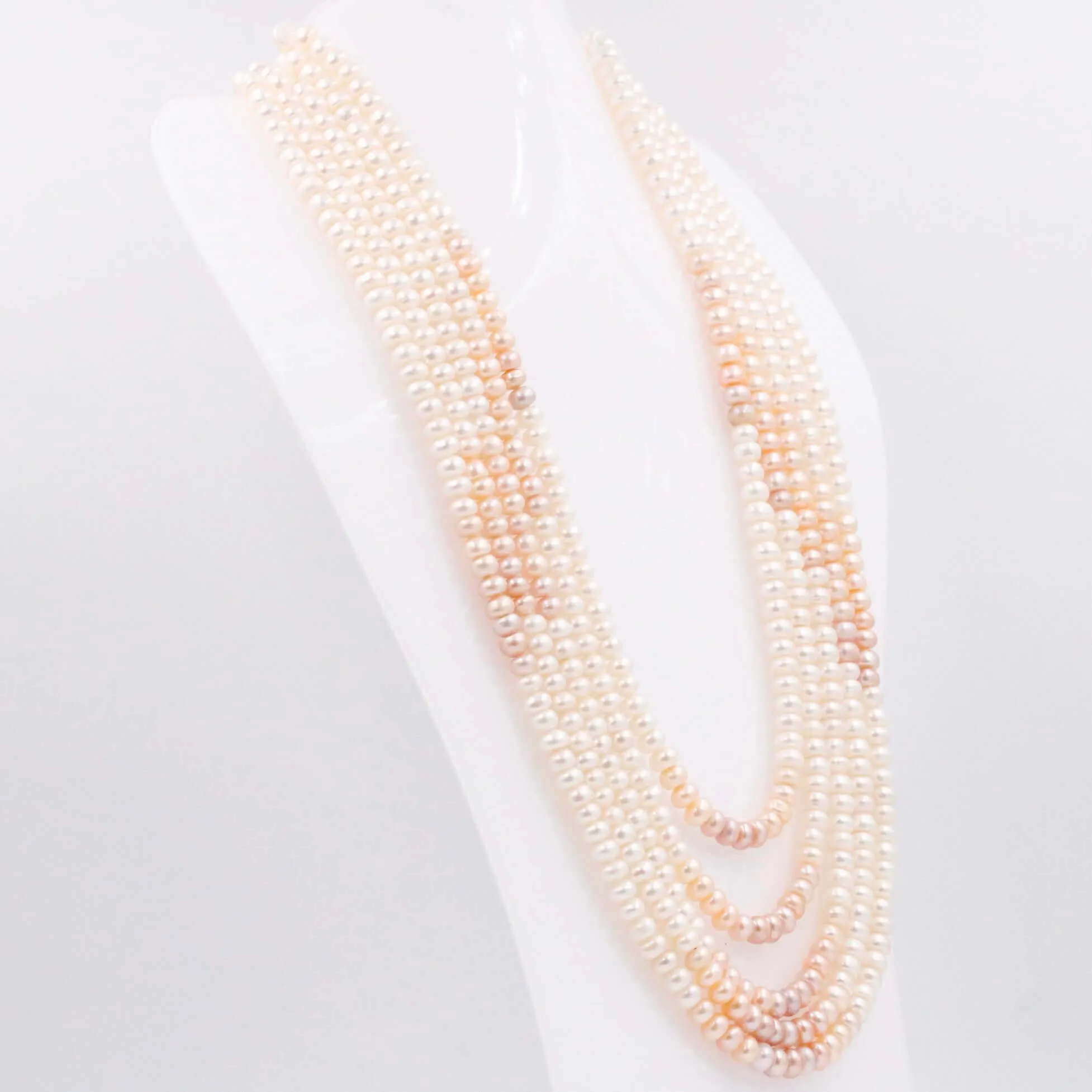 Shaded Pearl Necklace Fresh Water Pearl Necklace Pearl Indian Necklace Gemstones Necklace Multistrand Necklace Layered Necklace SKU: 6143069